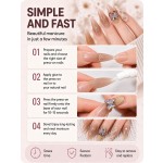 Nude‑Gold Gradient Iridescent Butterfly Press‑On Nails, Luxury Gold French Plaid Almond False Nails